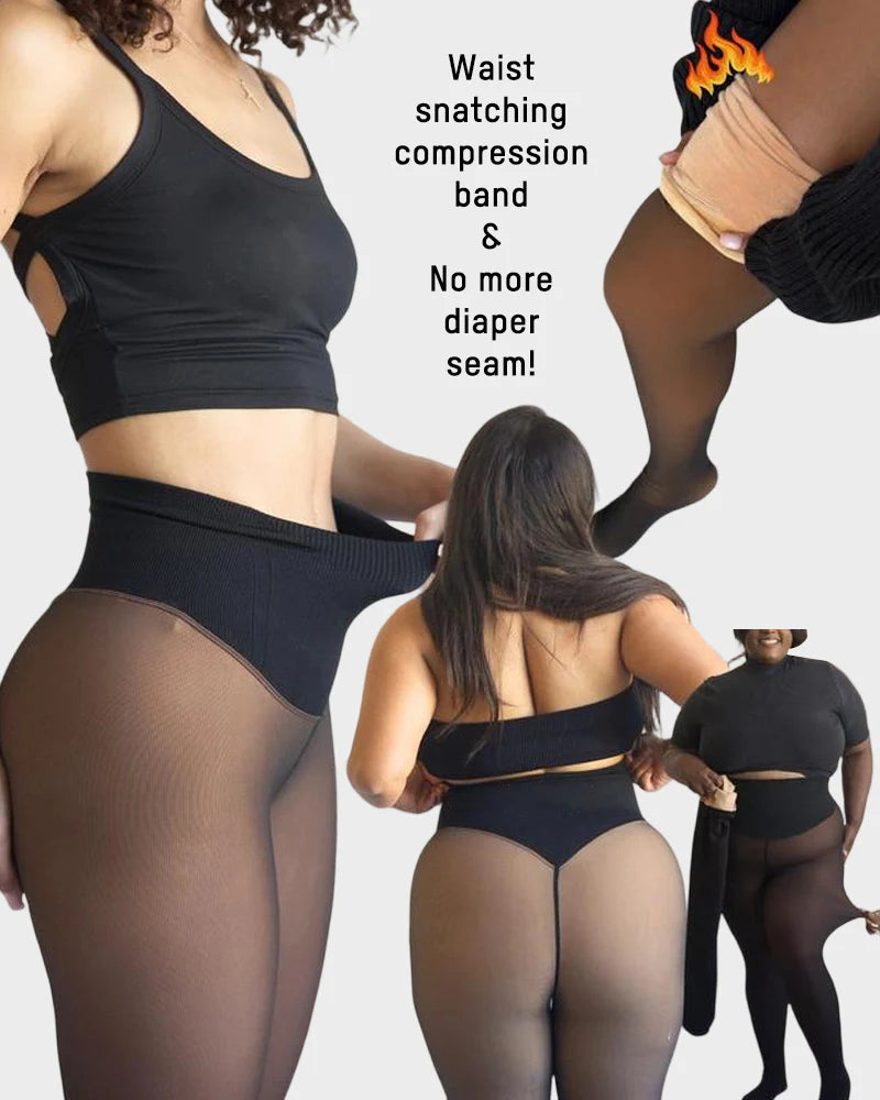 Viral One-Seam Shaping Fleece Leggings 1